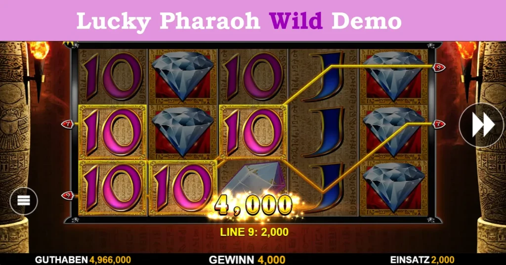 lucky pharaoh wild demo