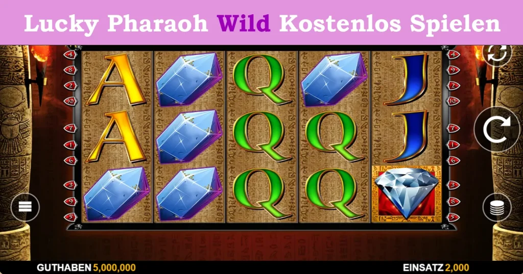 lucky pharaoh wild kostenlos spielen