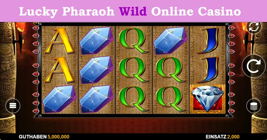 lucky pharaoh wild online casino
