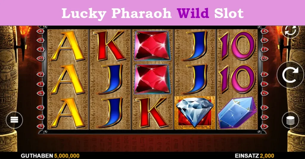 lucky pharaoh wild slot